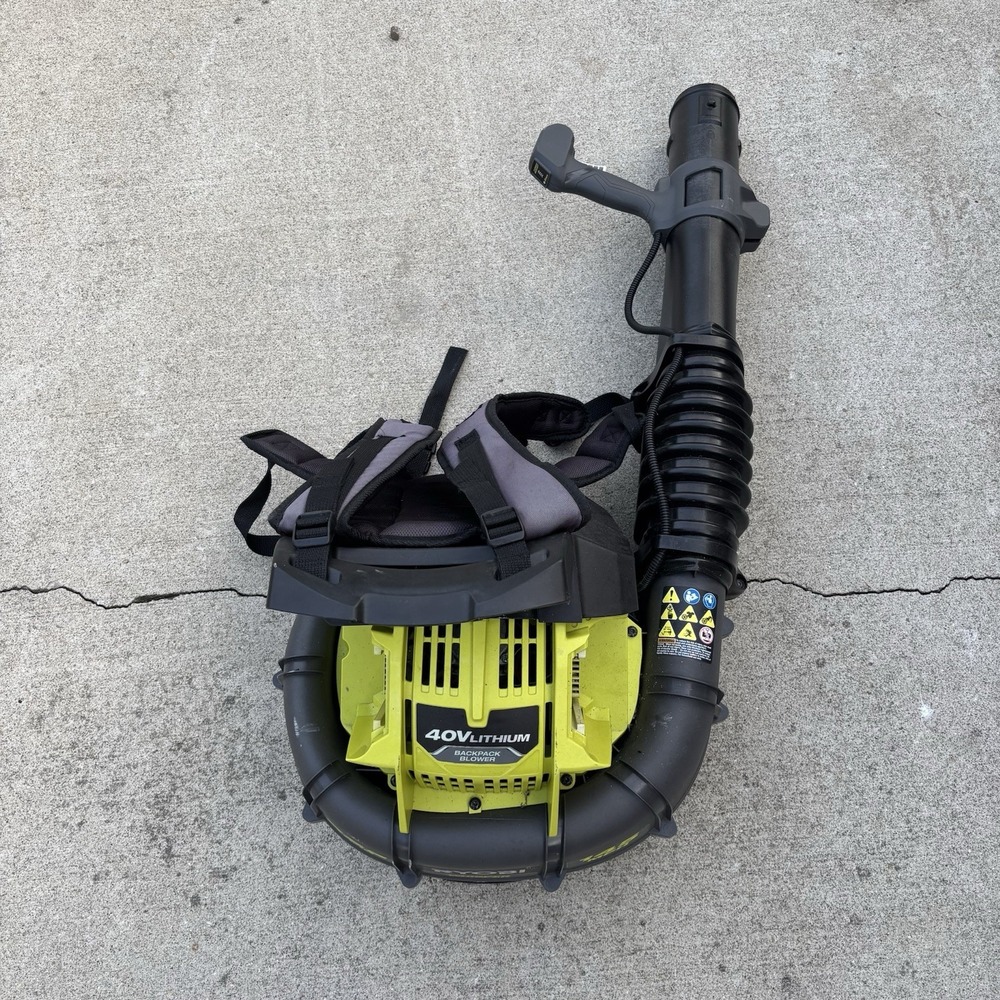 RYOBI RY40404VNM Backpack Blower 145MPH 40V Li-Ion Cordless Display OEM Used